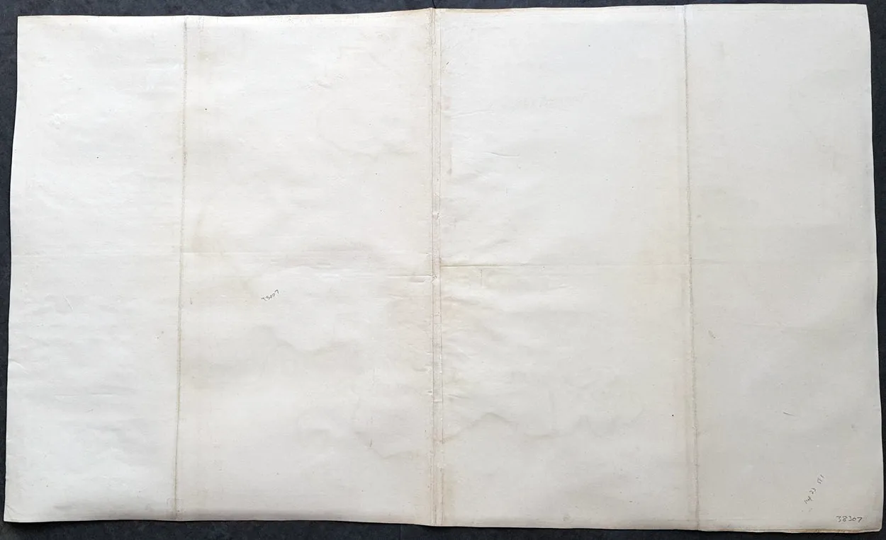 1720 Herman Moll Large Antique Map of The Netherlands - 7 x Town Plans Amsterdam
