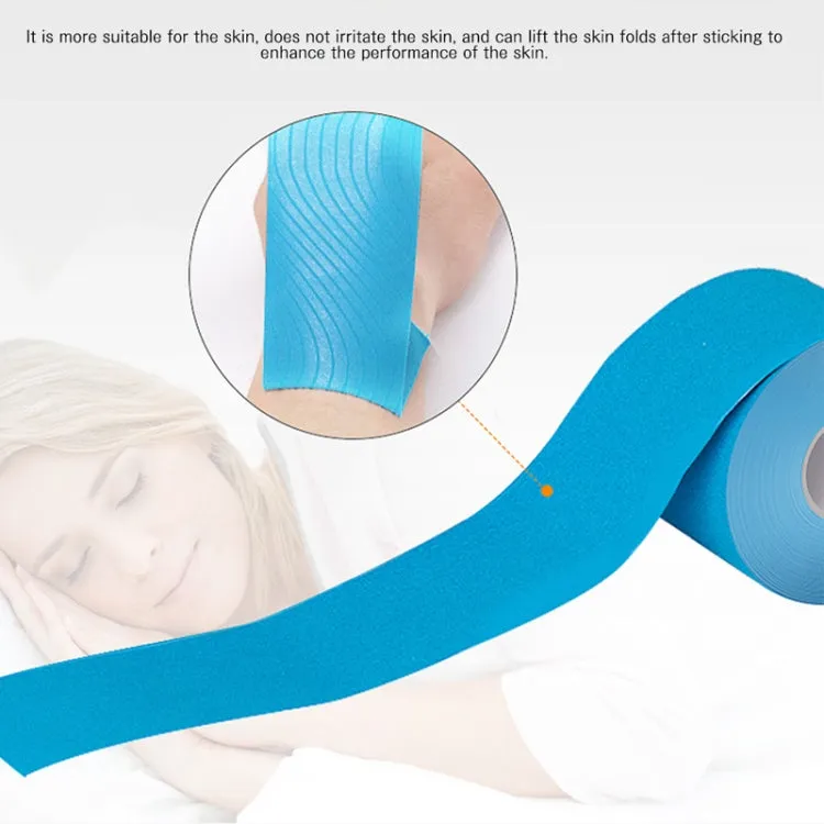 3 PCS Muscle Tape Physiotherapy Sports Tape Basketball Knee Bandage, Size: 5cm x 5m(Rose Red)