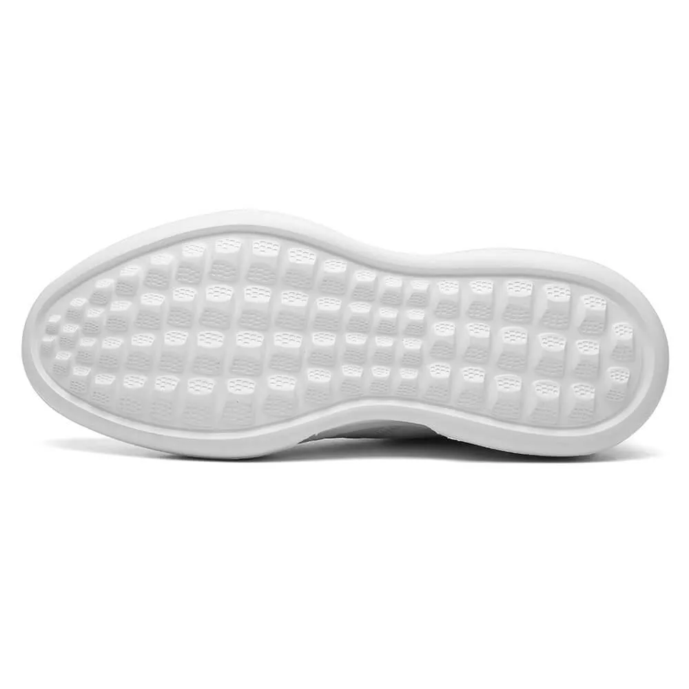 7 CM / 2.76 Inches CMR CHAMARIPA Casual Tall Men Shoes Leather Elevator Shoes for Men