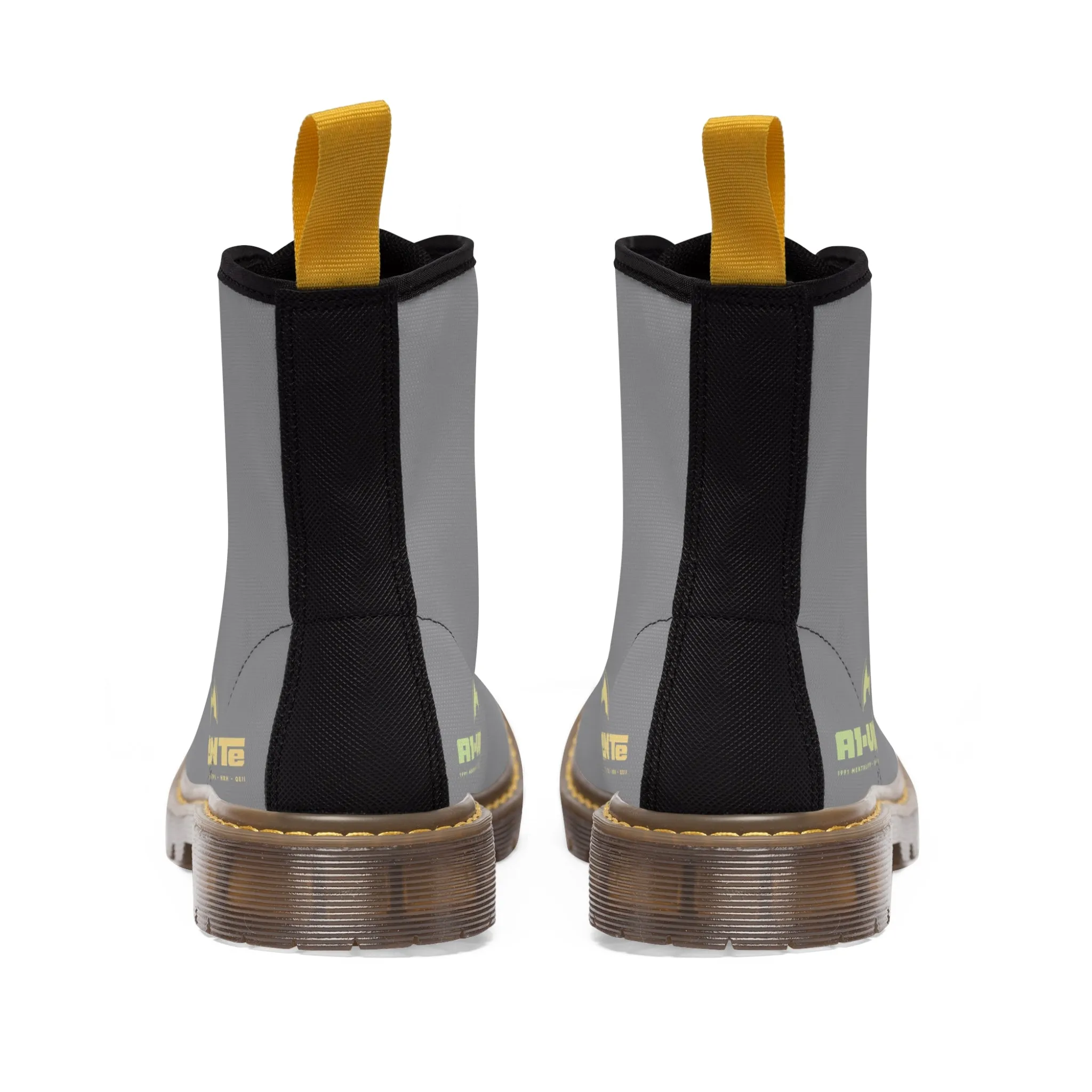 A1- Vigilante Grey Canvas Boots