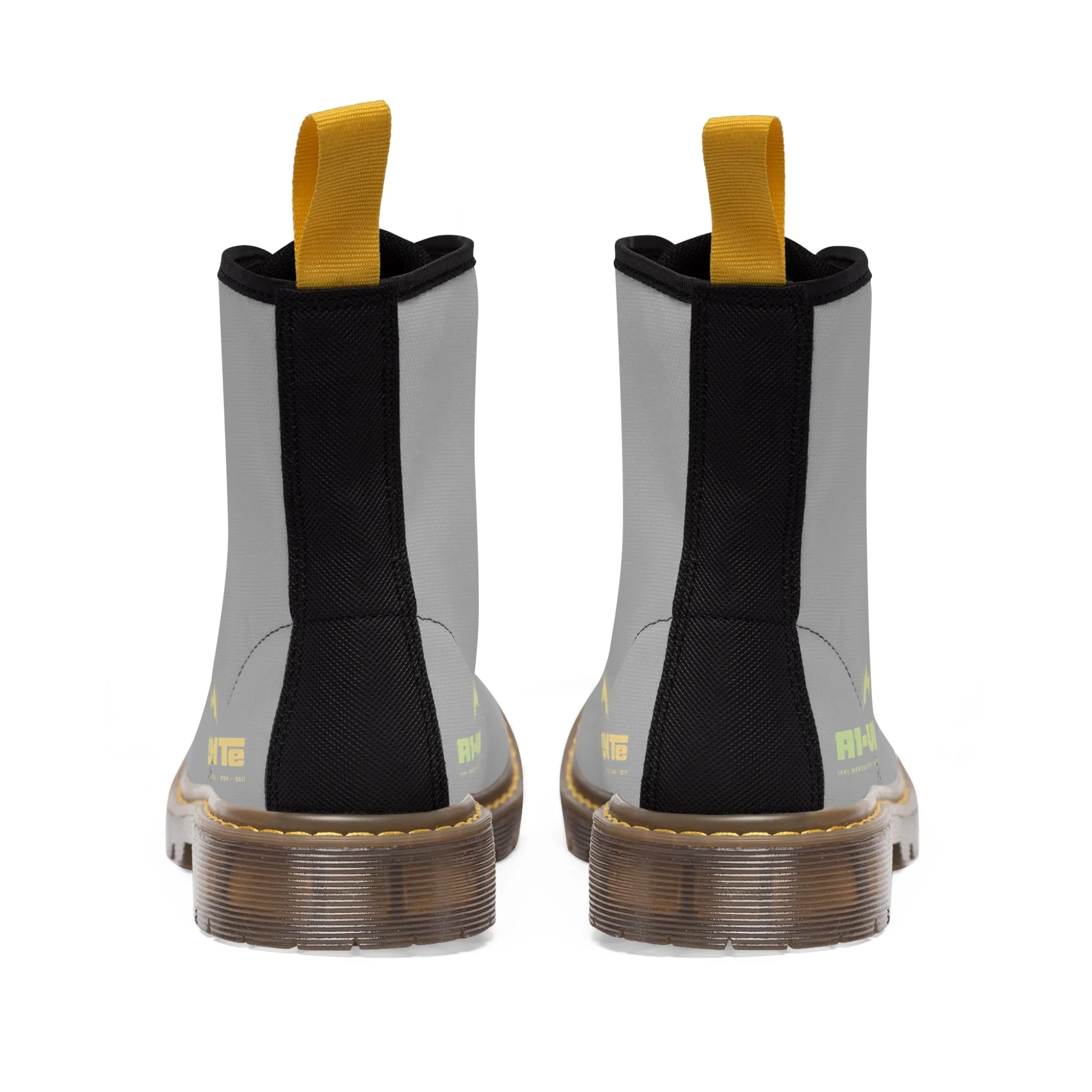 A1- Vigilante light Grey Canvas Boots