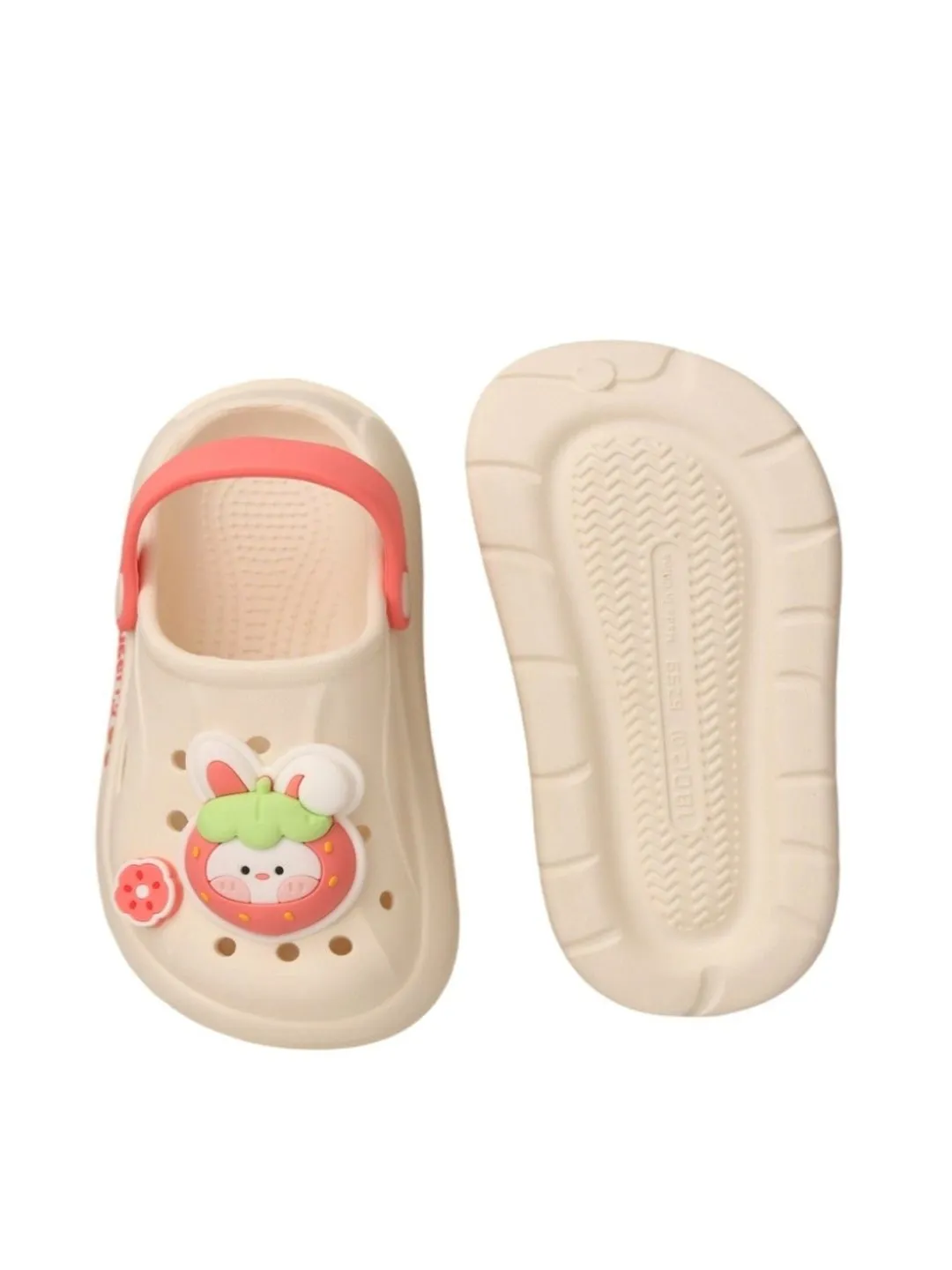 Adorable Strawberry Bunny Clogs For Girls