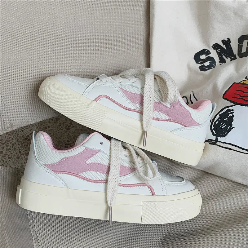 Amozae-Back To School Gifts Vintage Brushed Canvas Sneakers