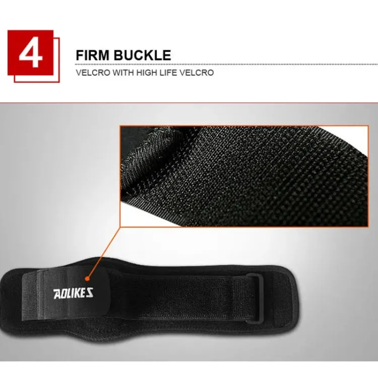 Aolikes  Adjustbale Tennis Elbow Support Guard Pads Compression Recovery Forearm Sleeve Band(Black)