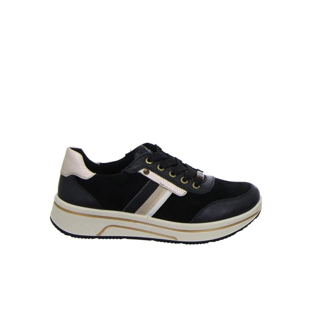 Ara Sappora Black Trainer