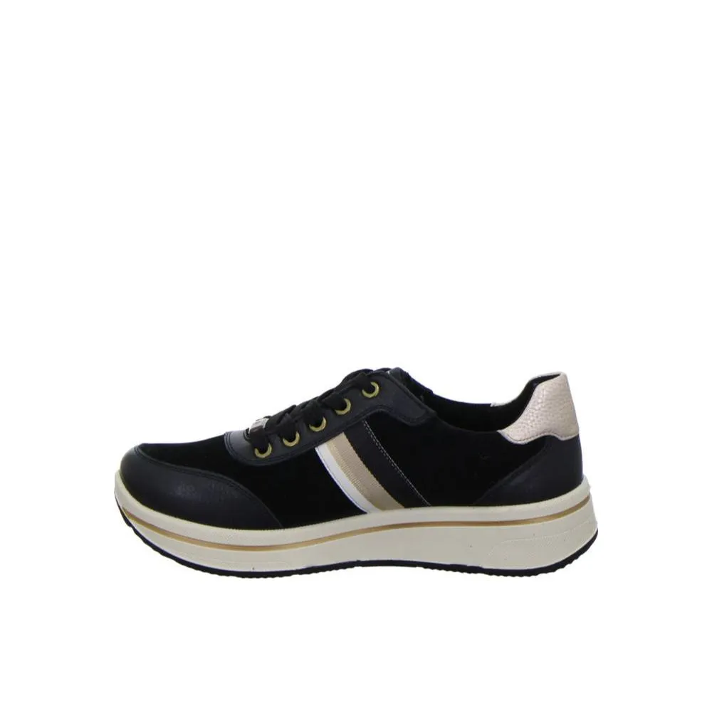 Ara Sappora Black Trainer