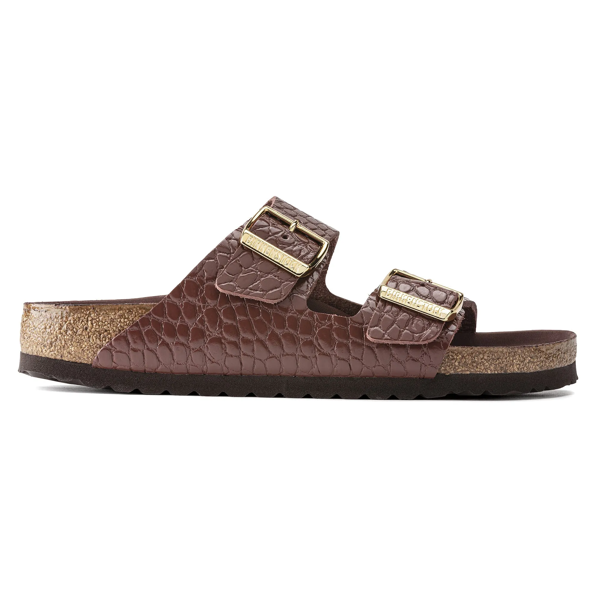 Arizona Rivet Logo Embossed Natural Leather