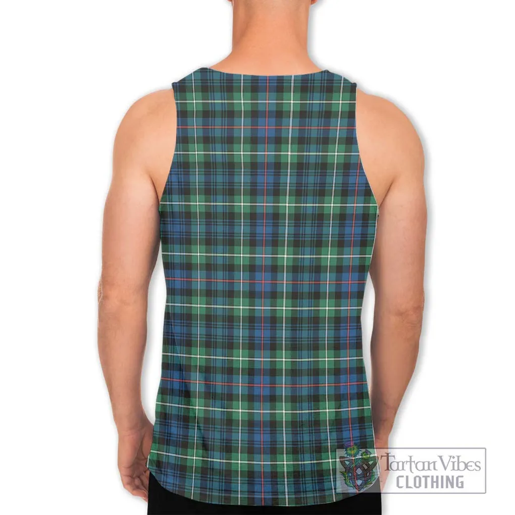 Baillie Ancient Tartan Men's Tank Top with Family Crest DNA In Me Style