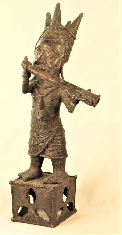Benin Court Horn Blower