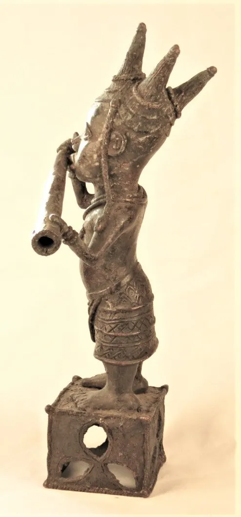 Benin Court Horn Blower