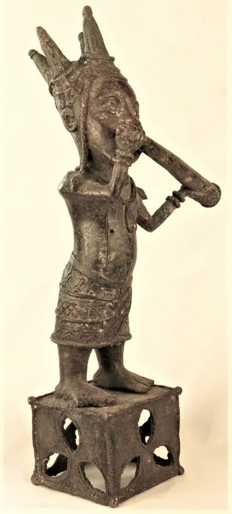 Benin Court Horn Blower