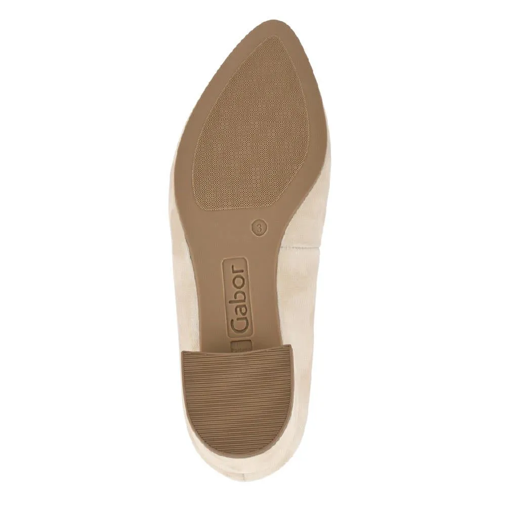 Block-Heeled Smart Leather Court Shoes - GAB41512 / 327 007