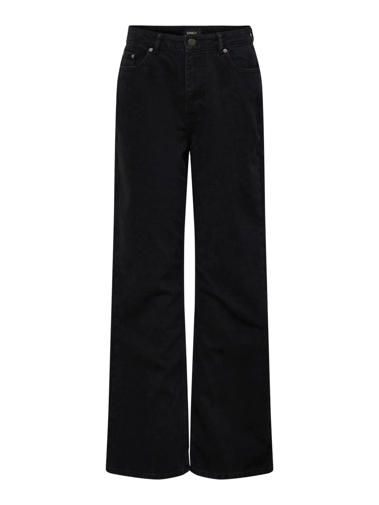 Camille Wide Leg Jeans - Black Denim