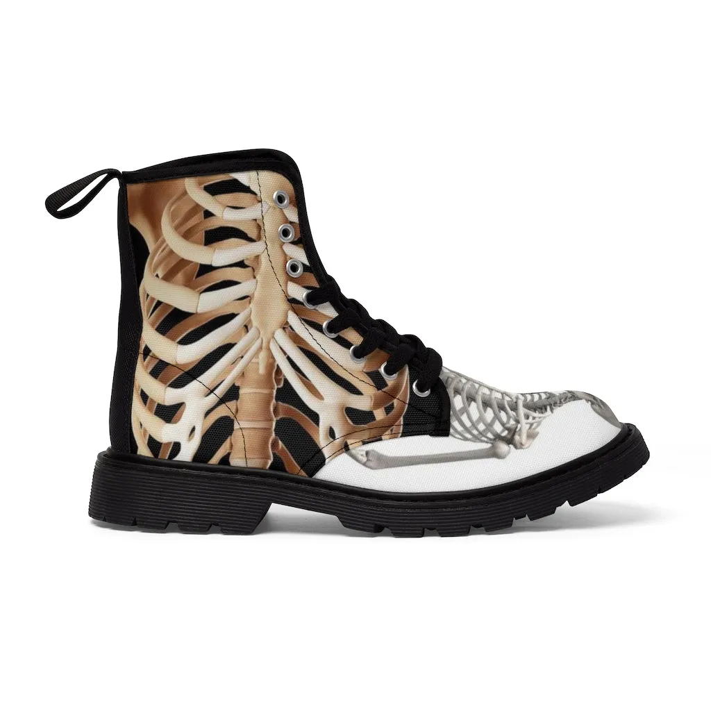 Canvas Boots AL BLUE DESIGNED