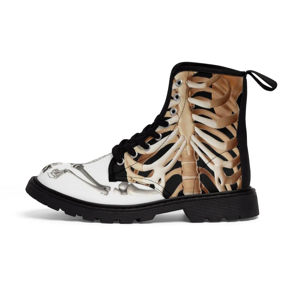 Canvas Boots AL BLUE DESIGNED