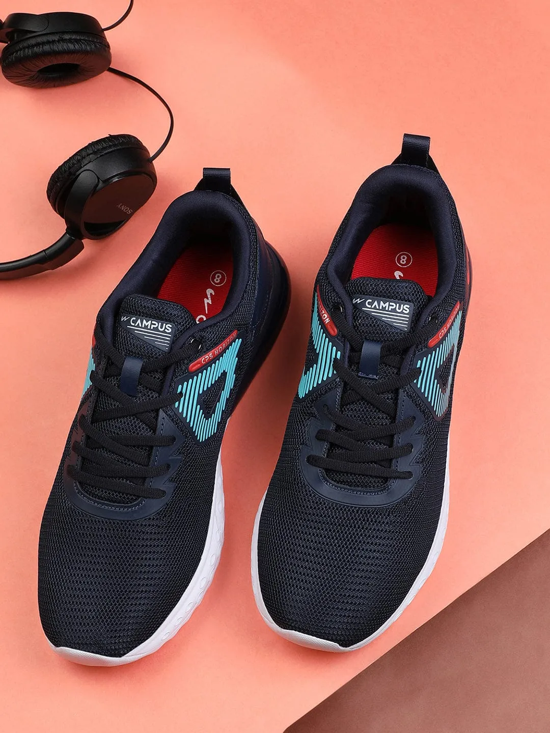 DRIP Navy Men's Running Shoes