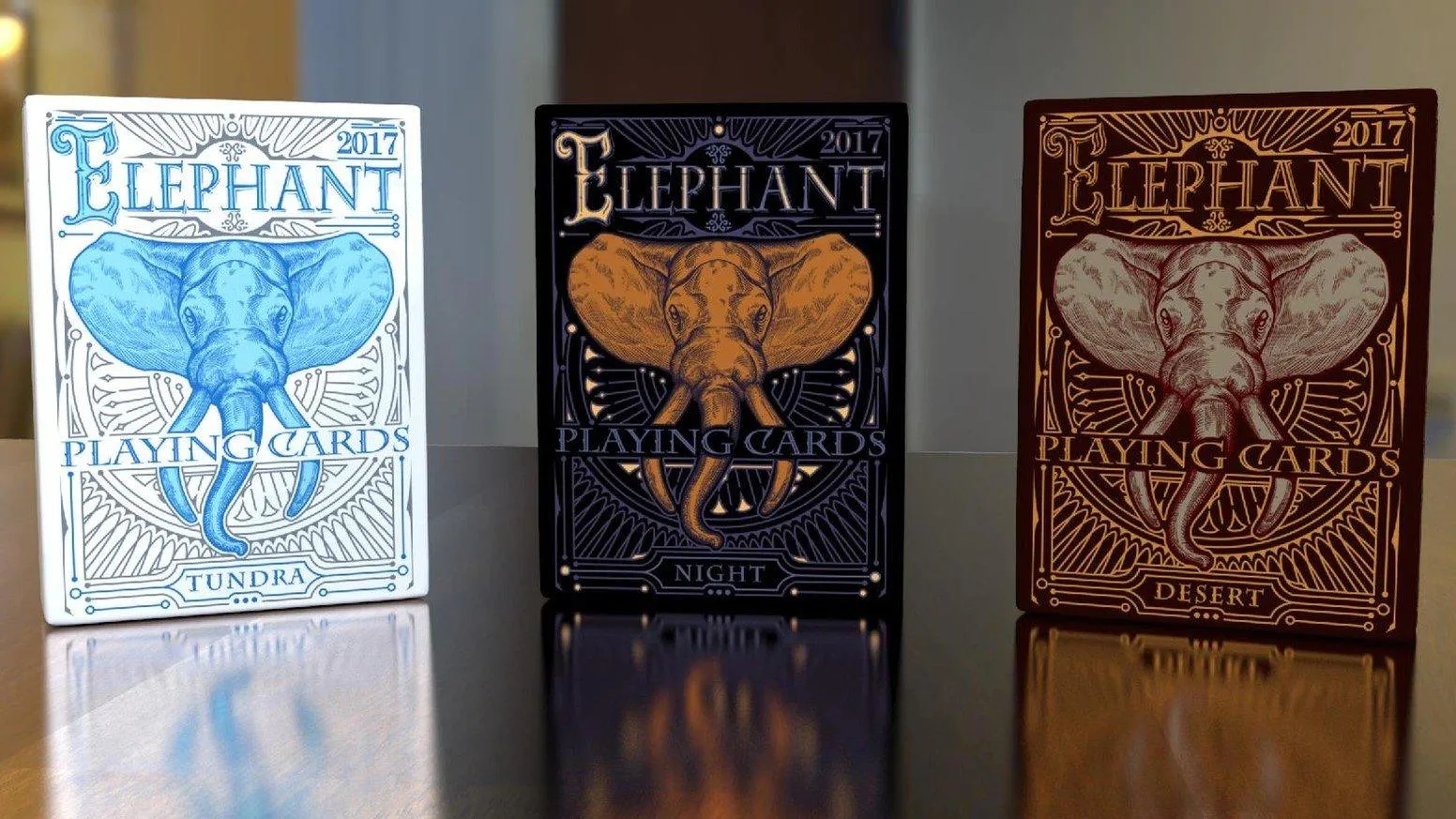 Elephant Desert Playing Cards