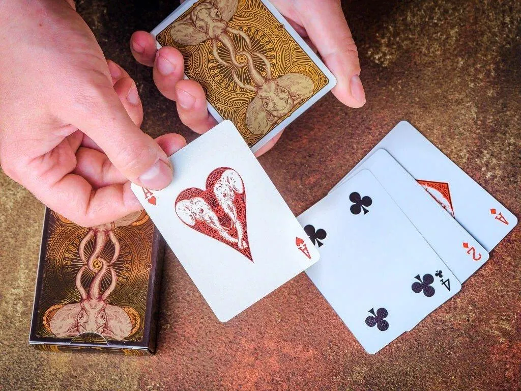 Elephant Desert Playing Cards