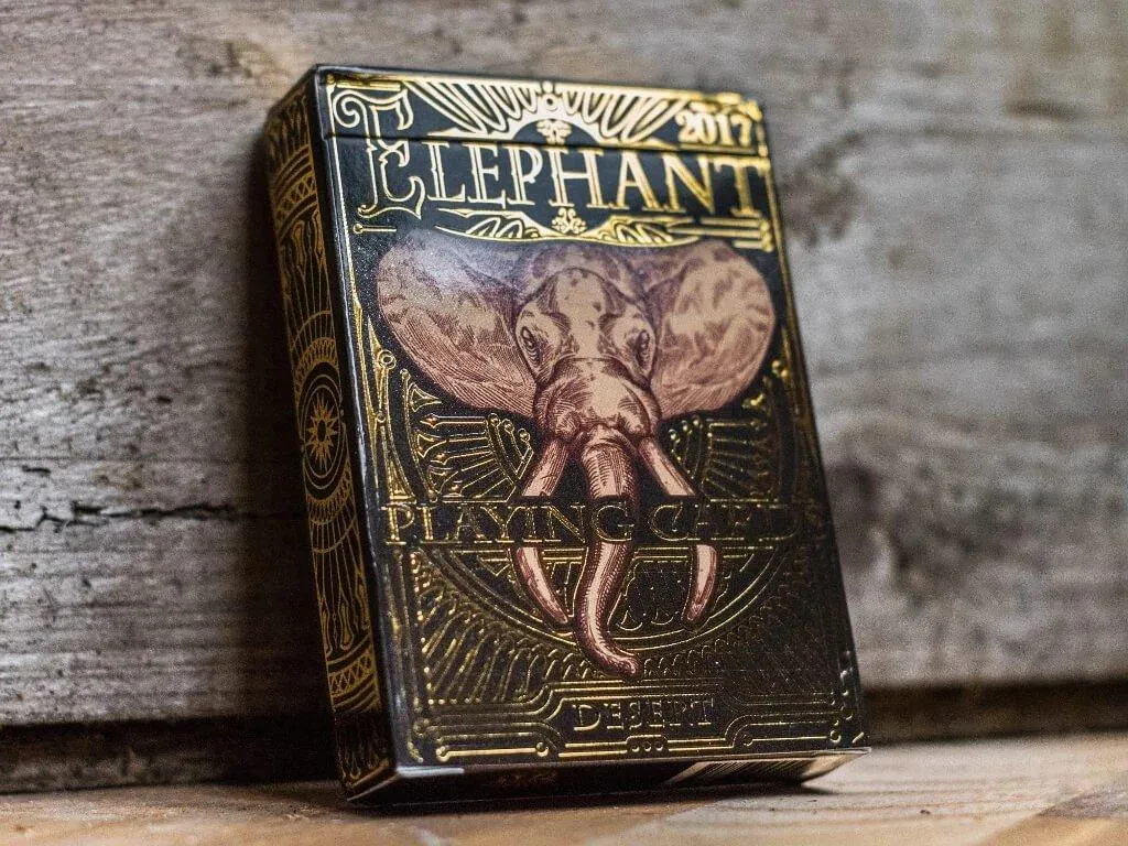Elephant Desert Playing Cards