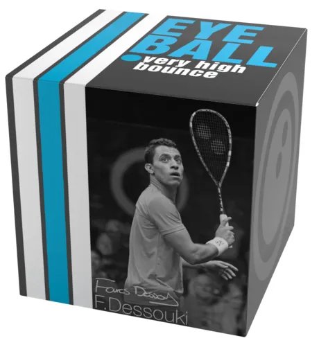 Eye Blue Dot Beginner Squash Ball, 1 - pack