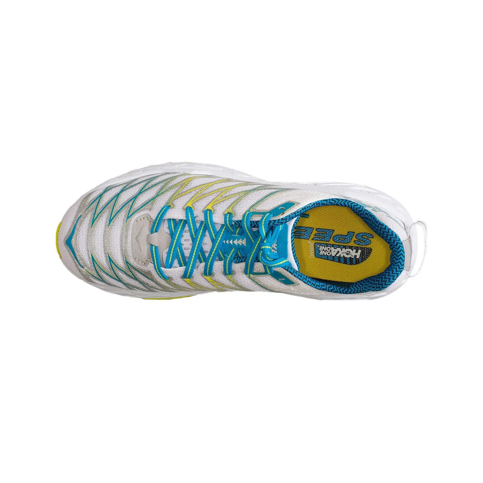Hoka One One Clayton 2 White / Acid Running Shoes - Women's