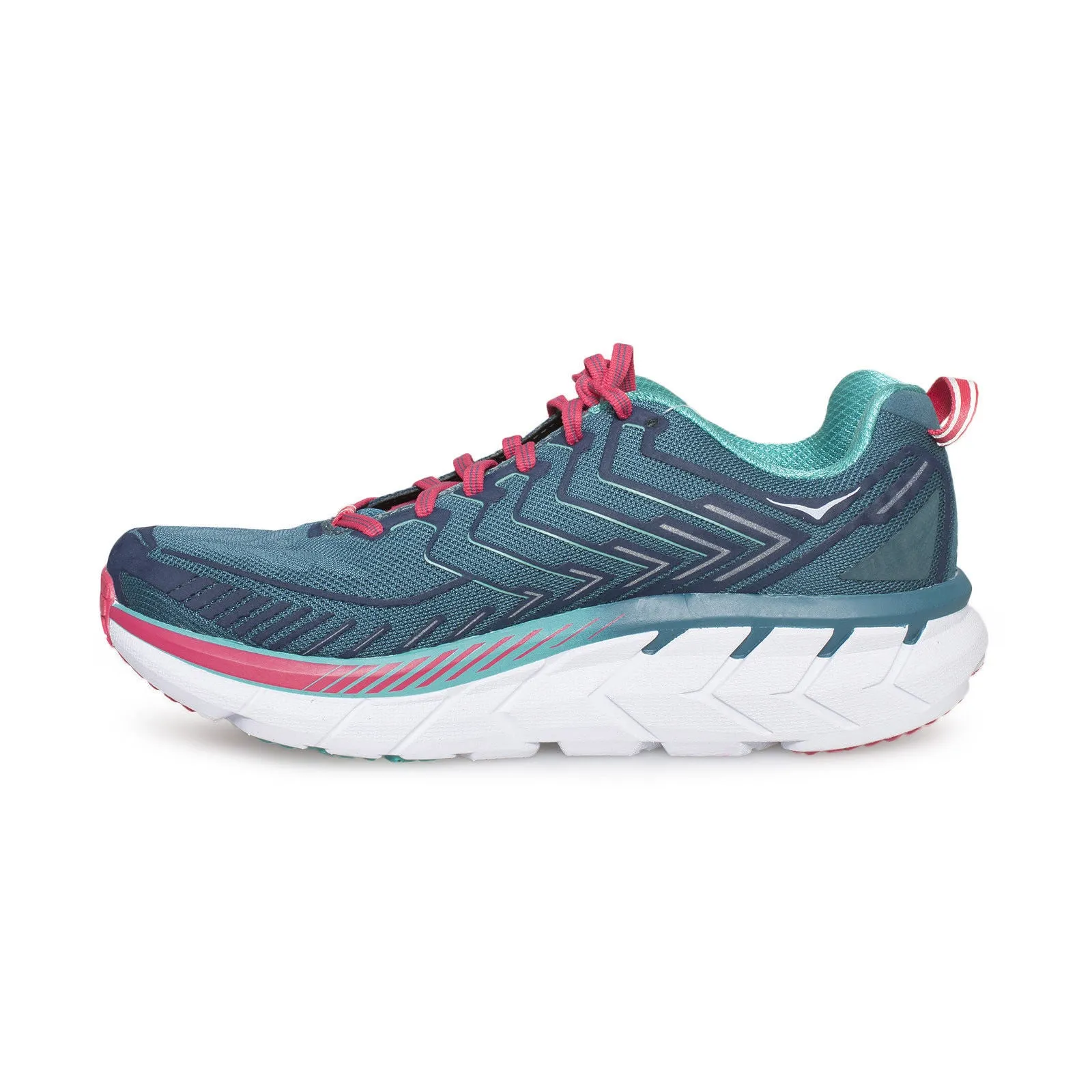 Hoka One one Clifton 4 Blue Coral / Ceramic Running Shoes