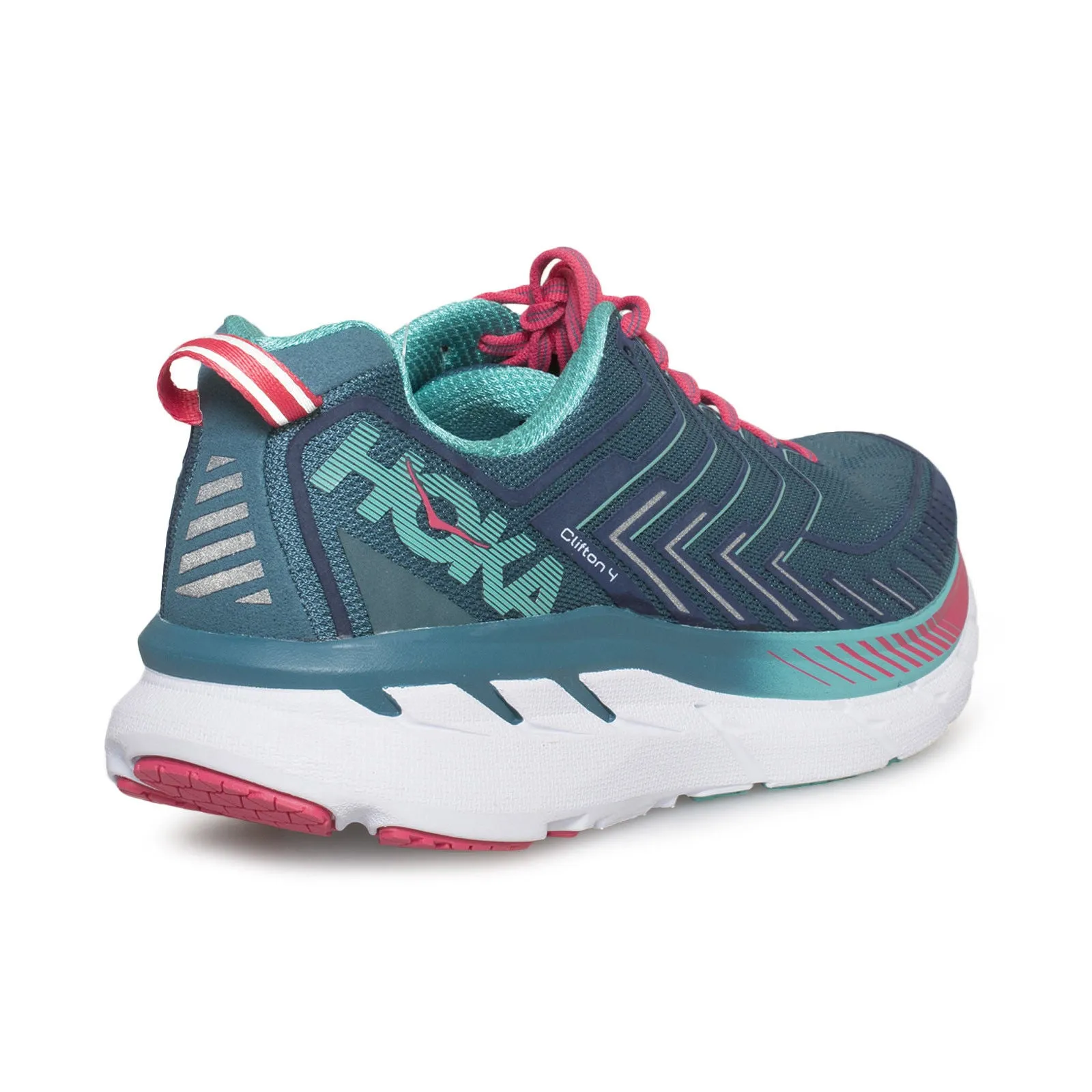 Hoka One one Clifton 4 Blue Coral / Ceramic Running Shoes