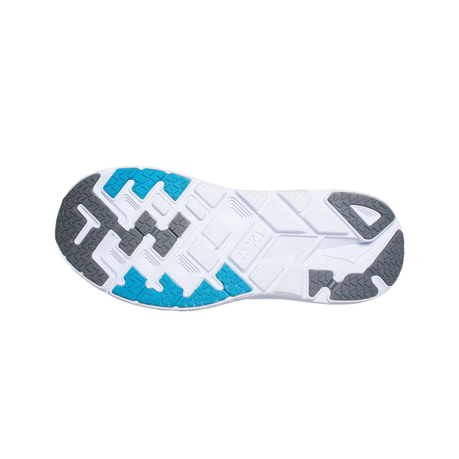 Hoka One One Clifton 4 Castlerock / Atomic Blue Running Shoes - Men's