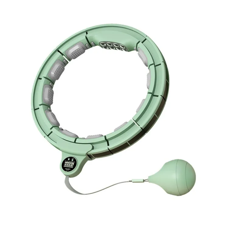 Intelligent Counting Magnetic Therapy Massage Fitness Ring  Silicone Pad, Within 230 Catties(Avocado Green)