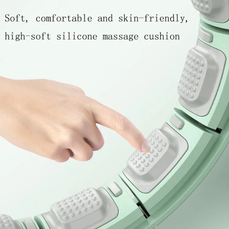Intelligent Counting Magnetic Therapy Massage Fitness Ring  Silicone Pad, Within 230 Catties(Avocado Green)