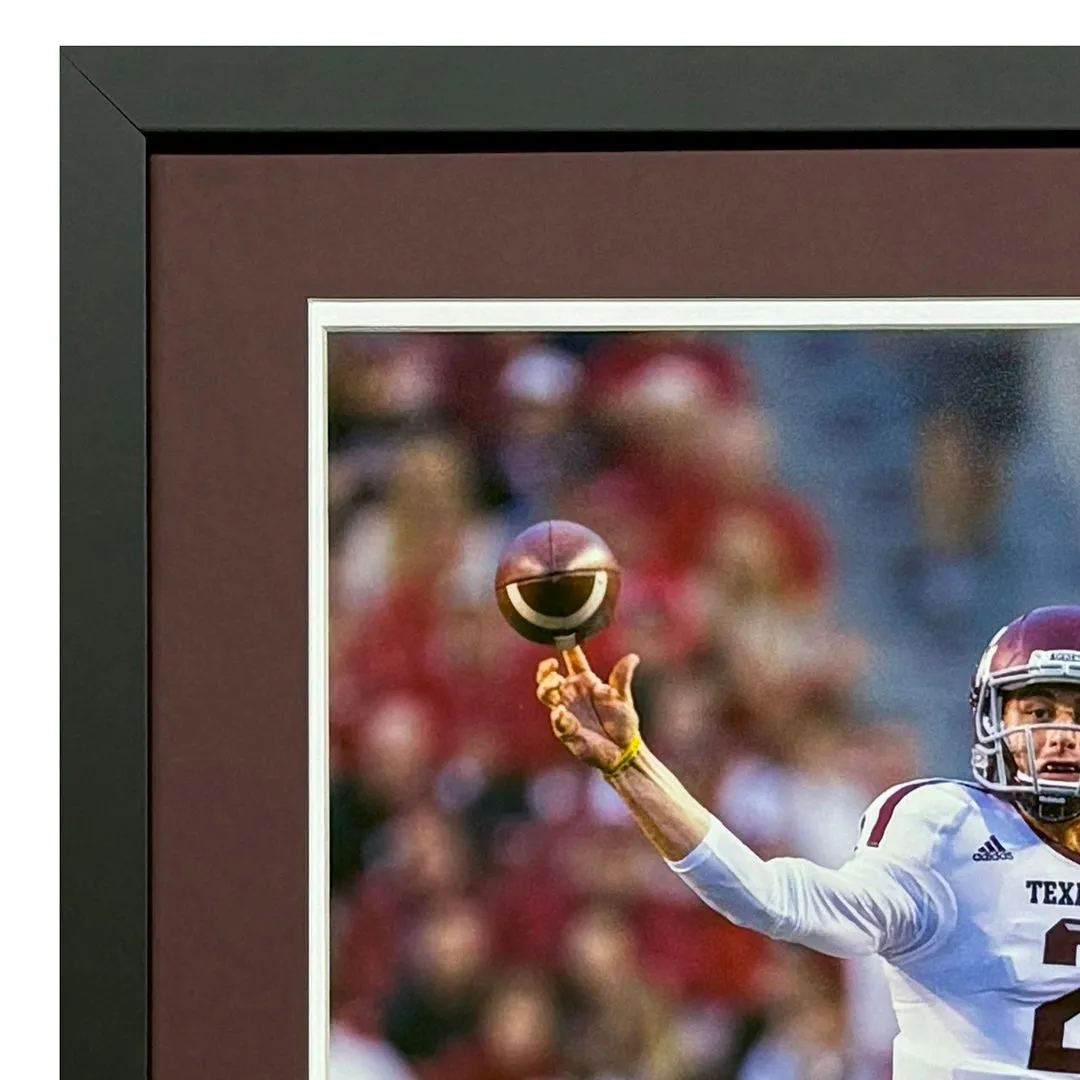 Johnny Manziel Signed Texas A&M Framed 16x20 Photo