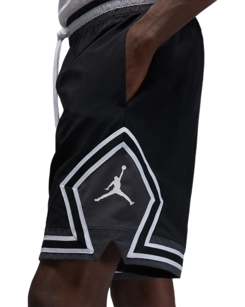 Jordan Dri-Fit Woven Diamonds Shorts - Black / White