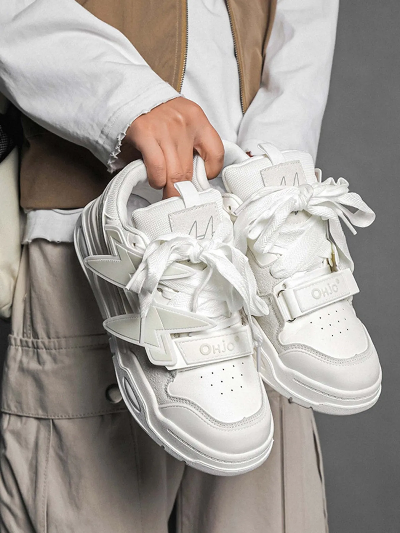 Kicksteria - Retro Thick-soled Board Shoes