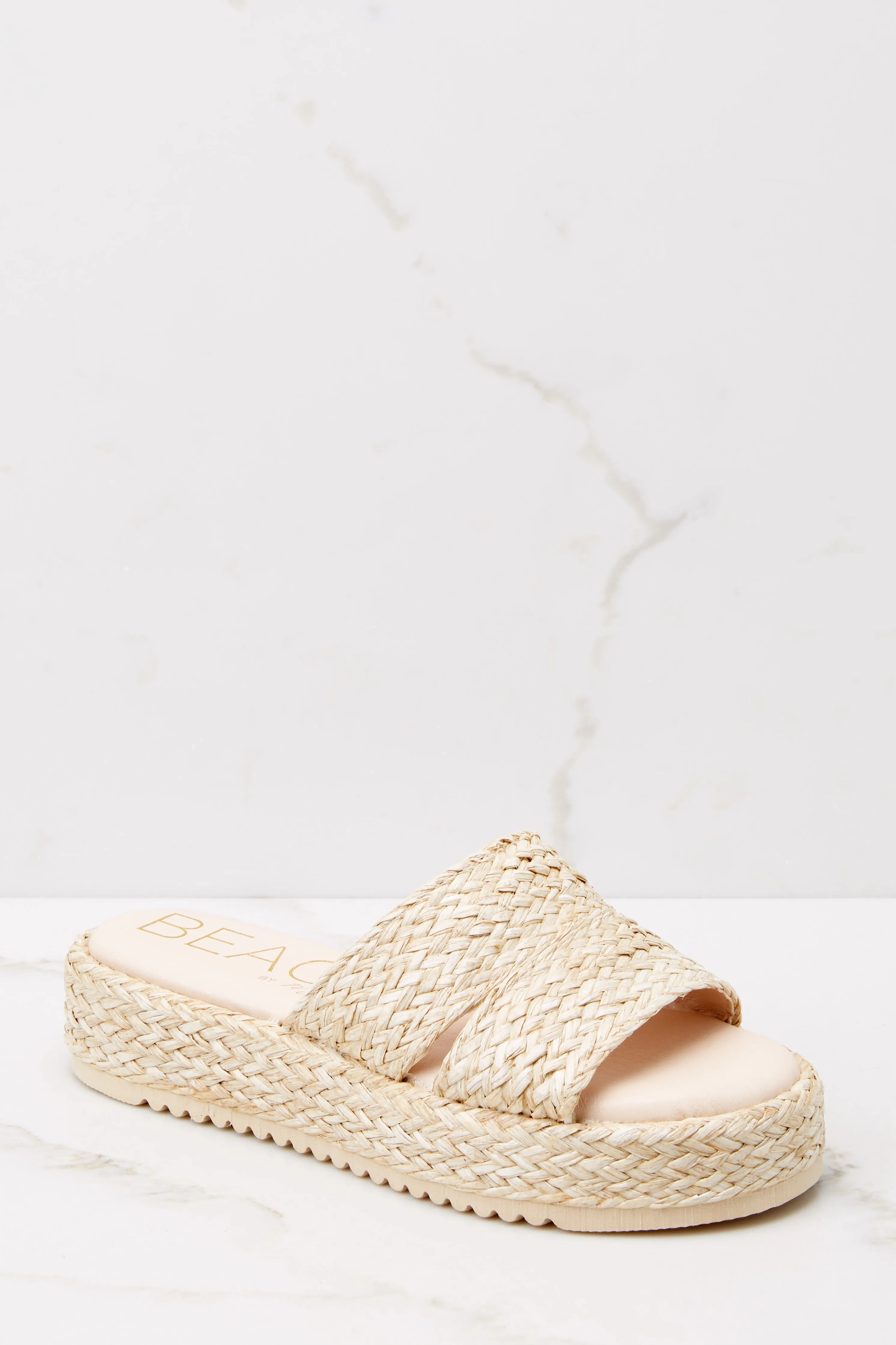 Layback Natural Platform Sandal