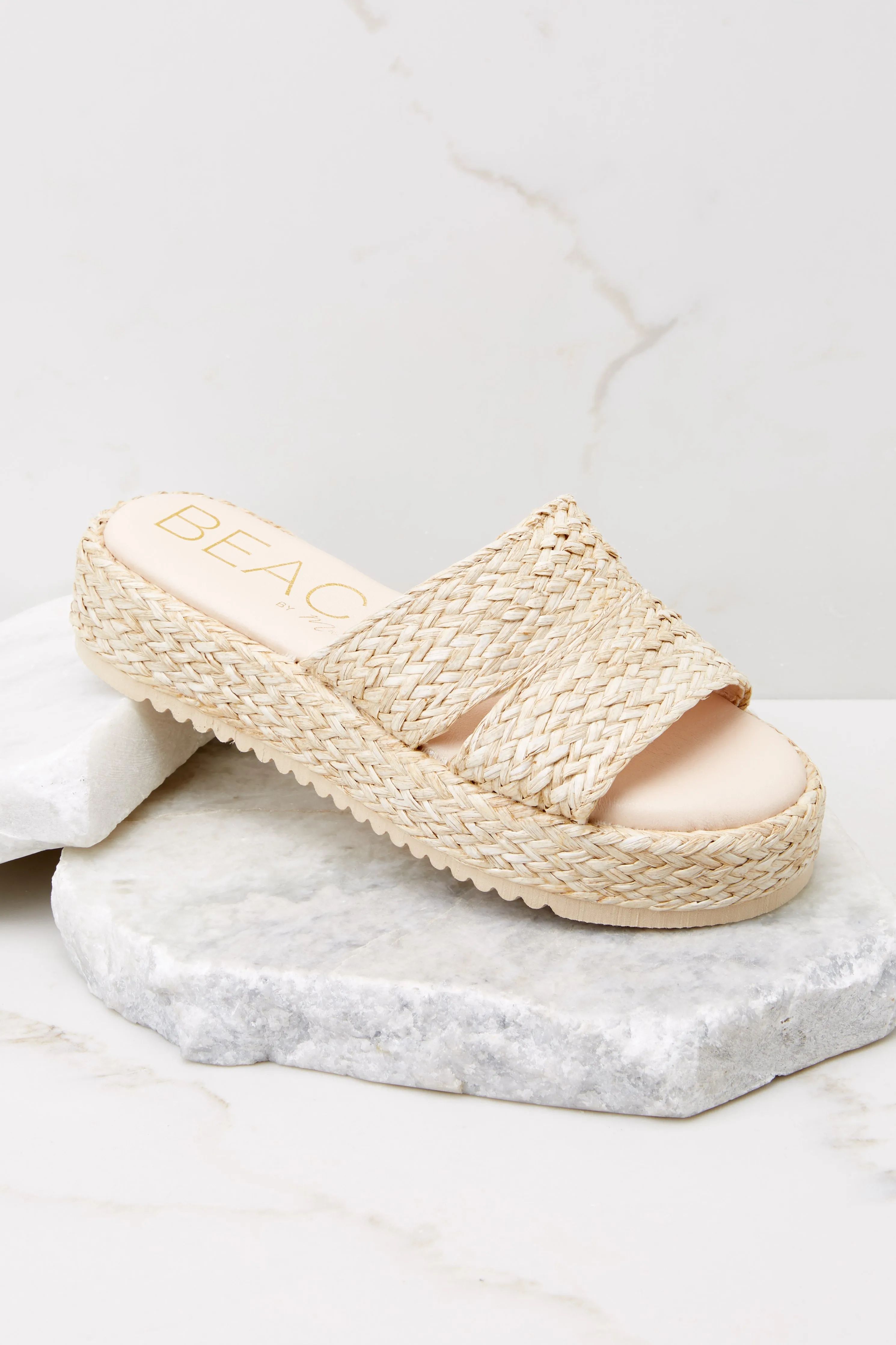 Layback Natural Platform Sandal