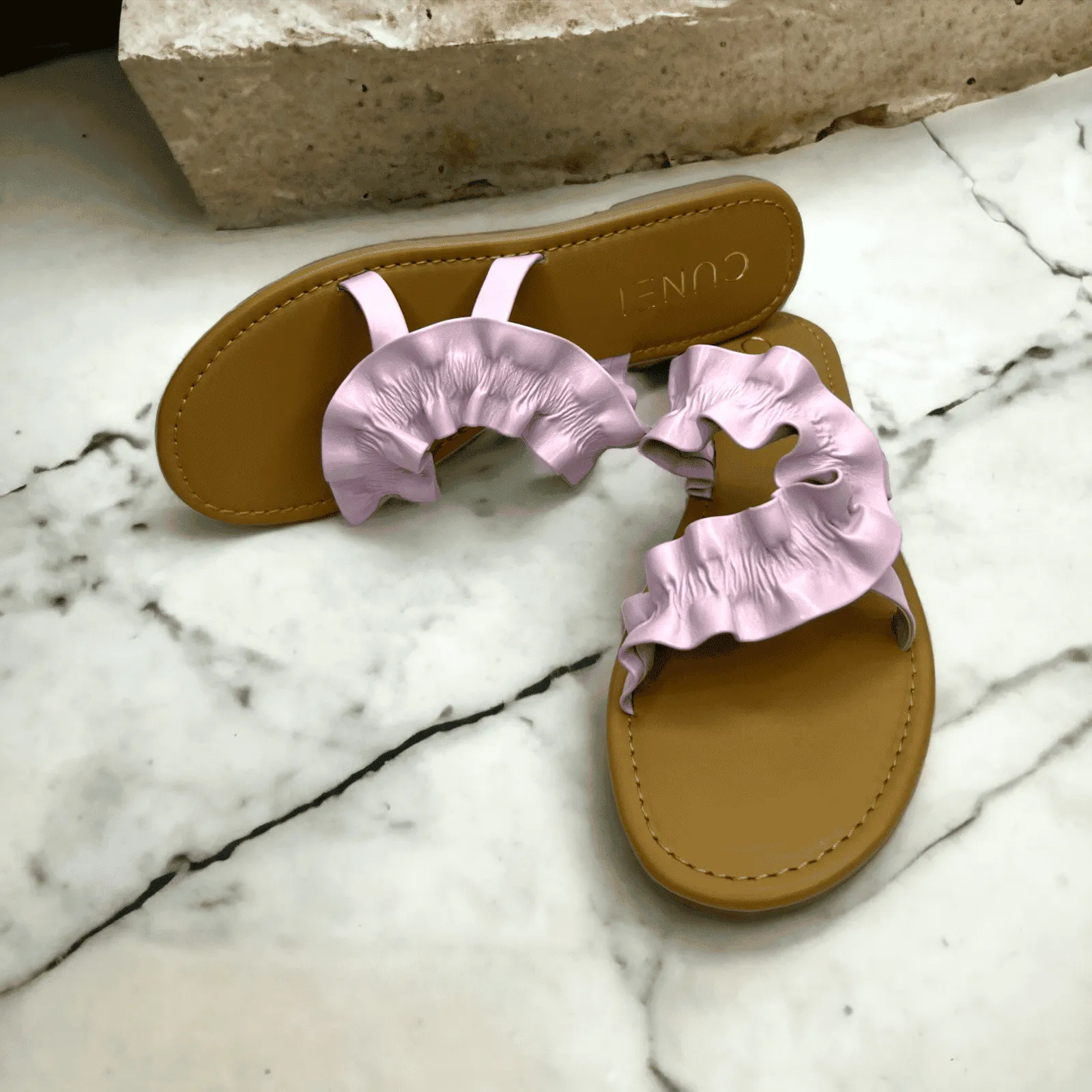 Light Pink Swirl Flats