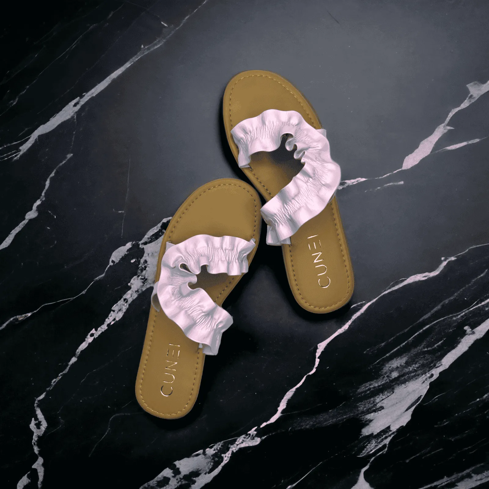 Light Pink Swirl Flats