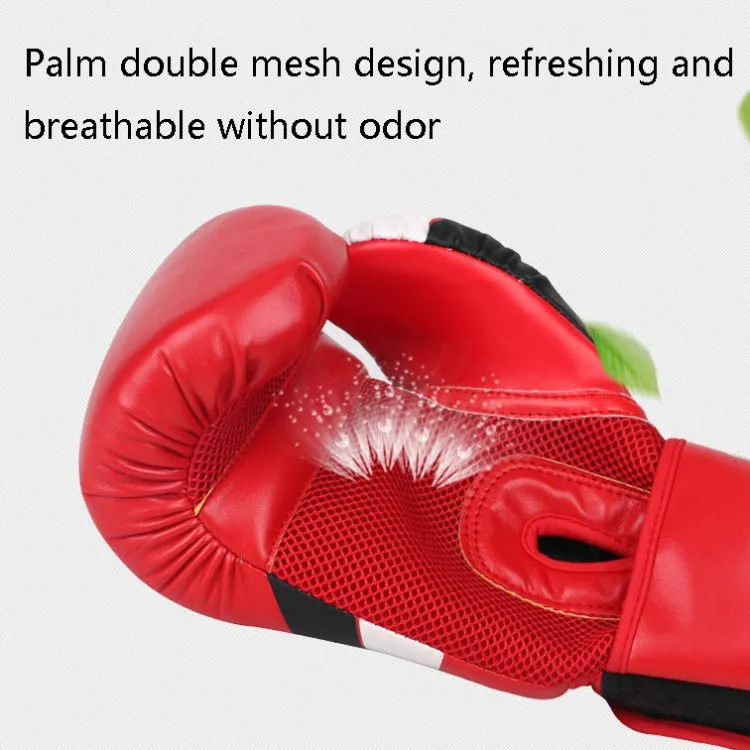 LIHUANG S1 Fitness Boxing Gloves Adult Sanda Training Gloves, Size: 12oz(Red)