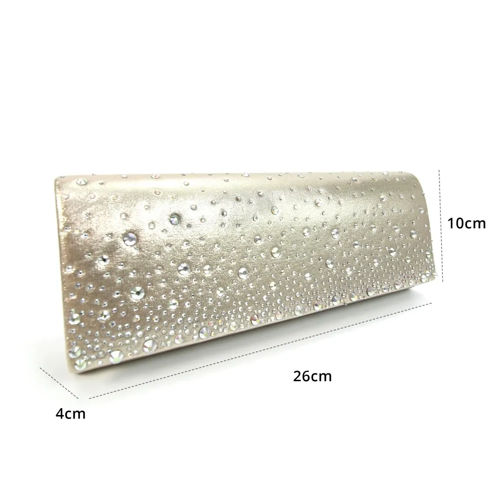 Lunar Argo Metallic Evening Handbag with Sparkle