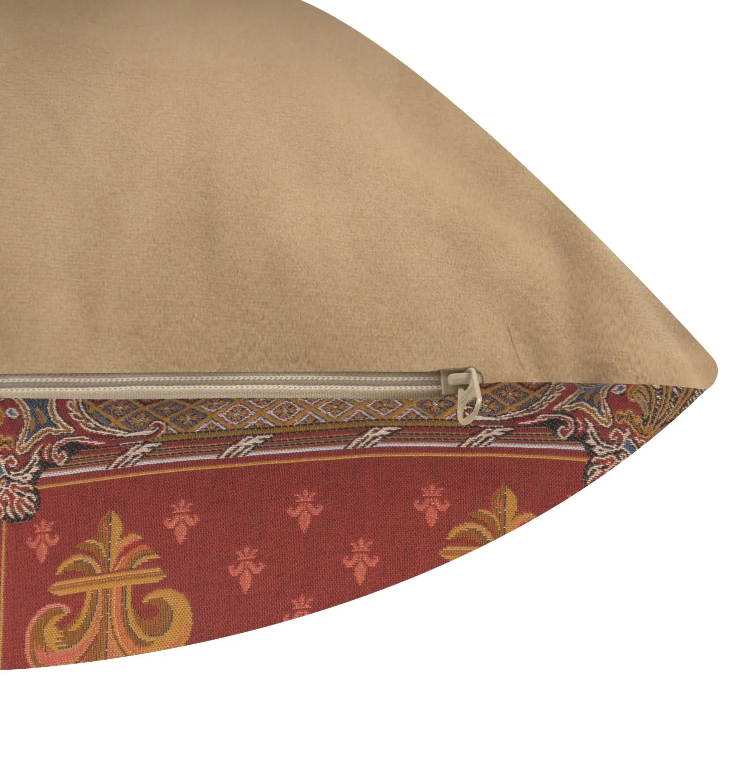 Lys flower In Red I French Tapestry Cushion