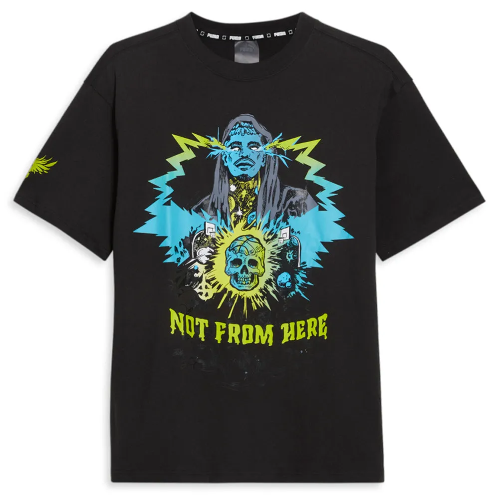 Melo x Blue Hive Graphic Crew Neck Short Sleeve T-Shirt
