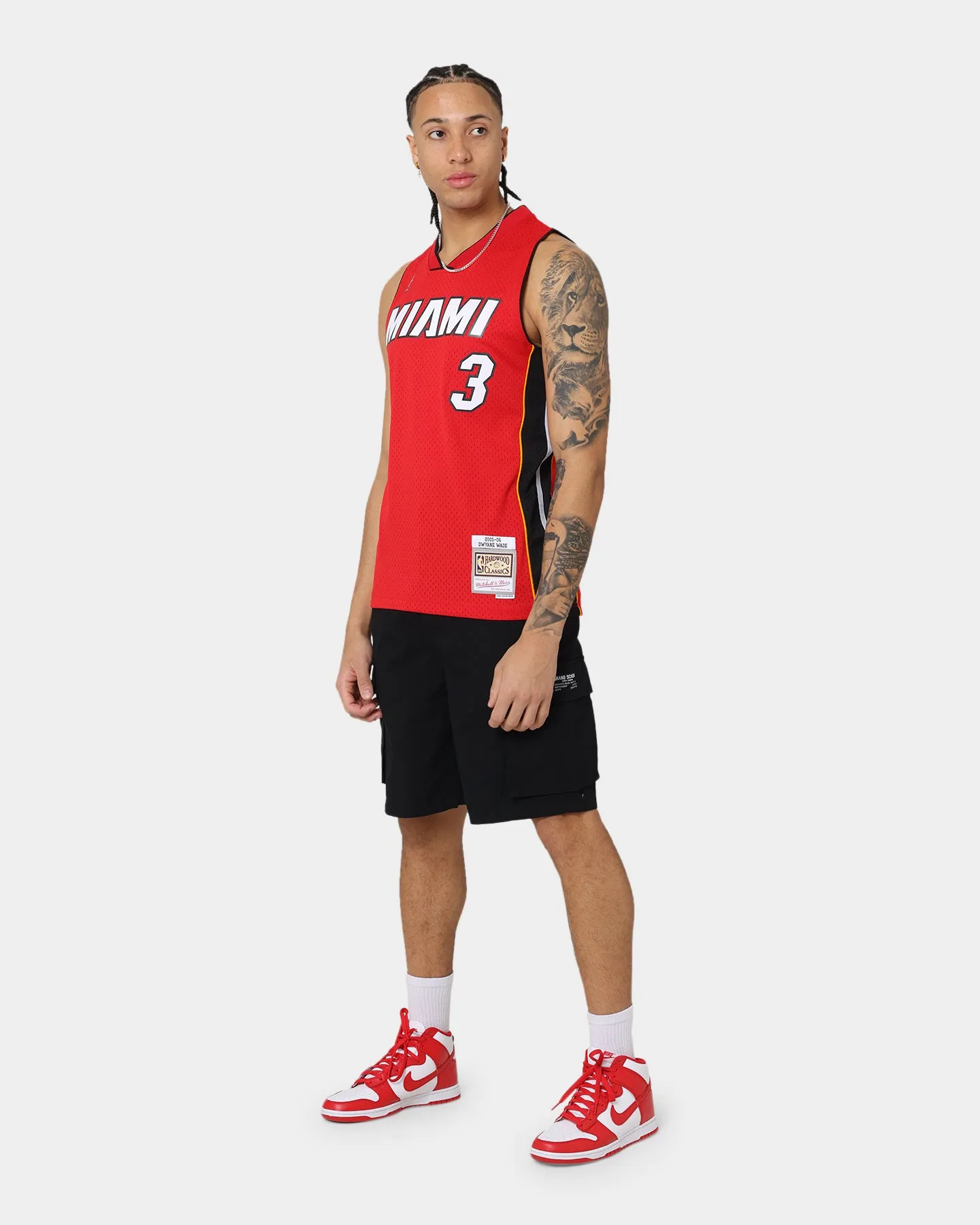 Mitchell & Ness Miami Heat Dwyane Wade #3 '05-'06 Road Jersey Red