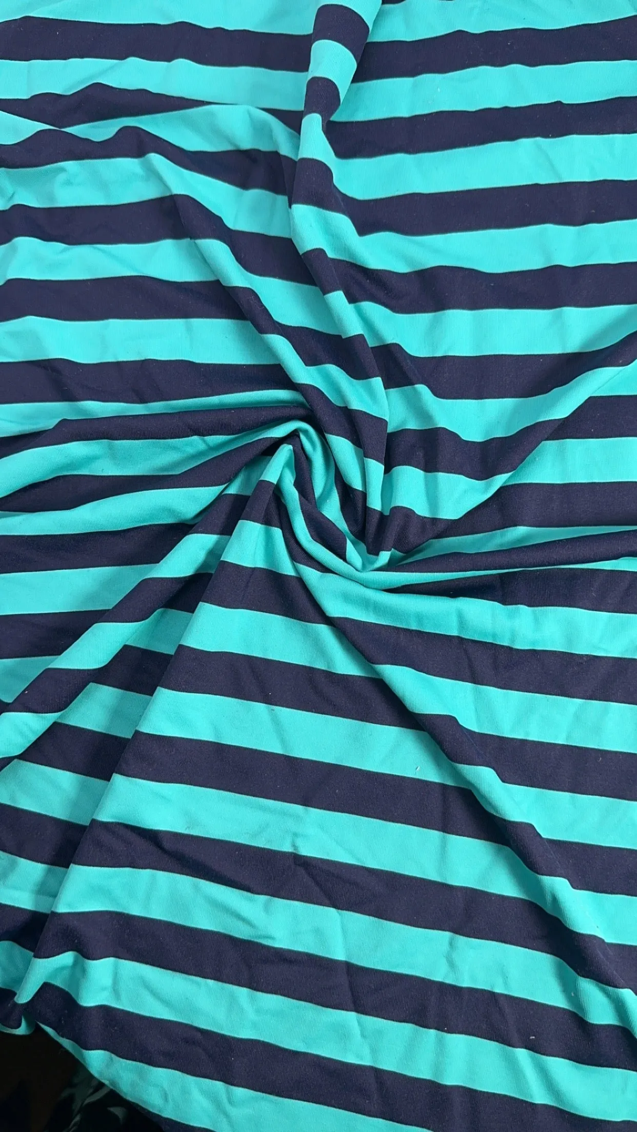 Navy & Turquoise Stripes SPF 50 H2O Mocc