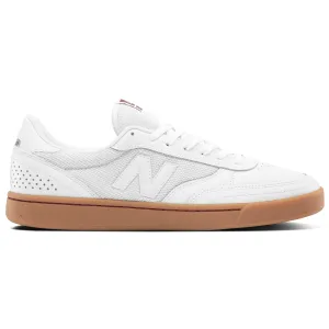 New Balance Numeric 440 Skate Shop Day Skateboard Shoe - White/Burgundy
