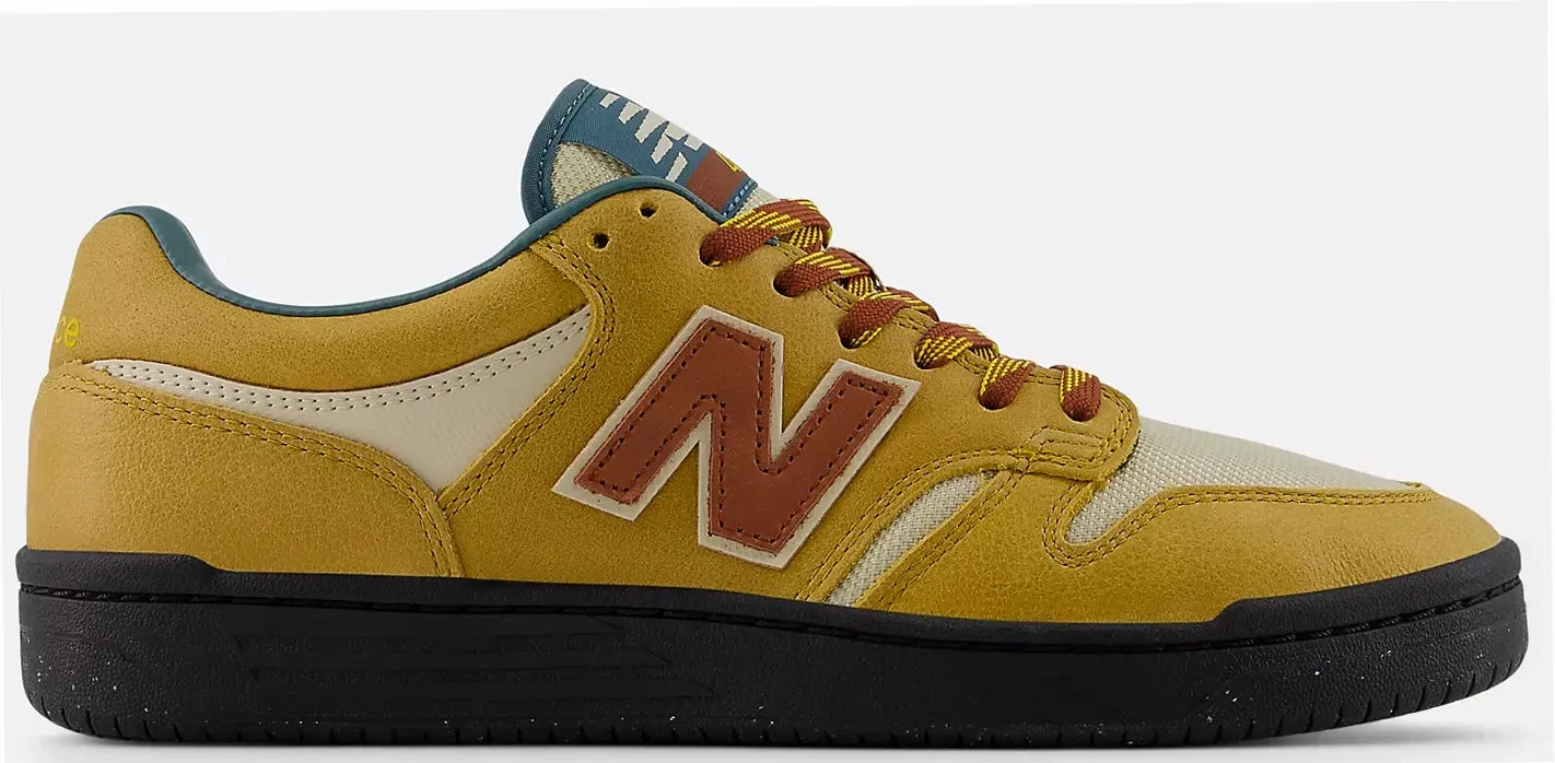 New Balance - Numeric 480 Shoes | Tan Burgundy