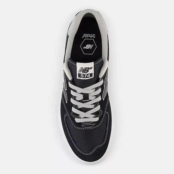 New Balance Numeric 574 Vulc Black/Grey Shoes