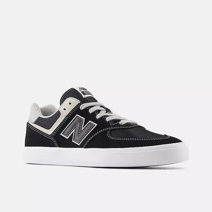 New Balance Numeric 574 Vulc Black/Grey Shoes