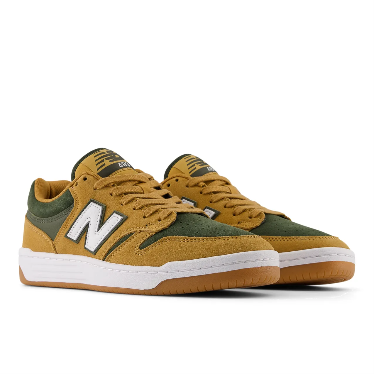 New Balance Numeric Men's 480 White Orange Shoes