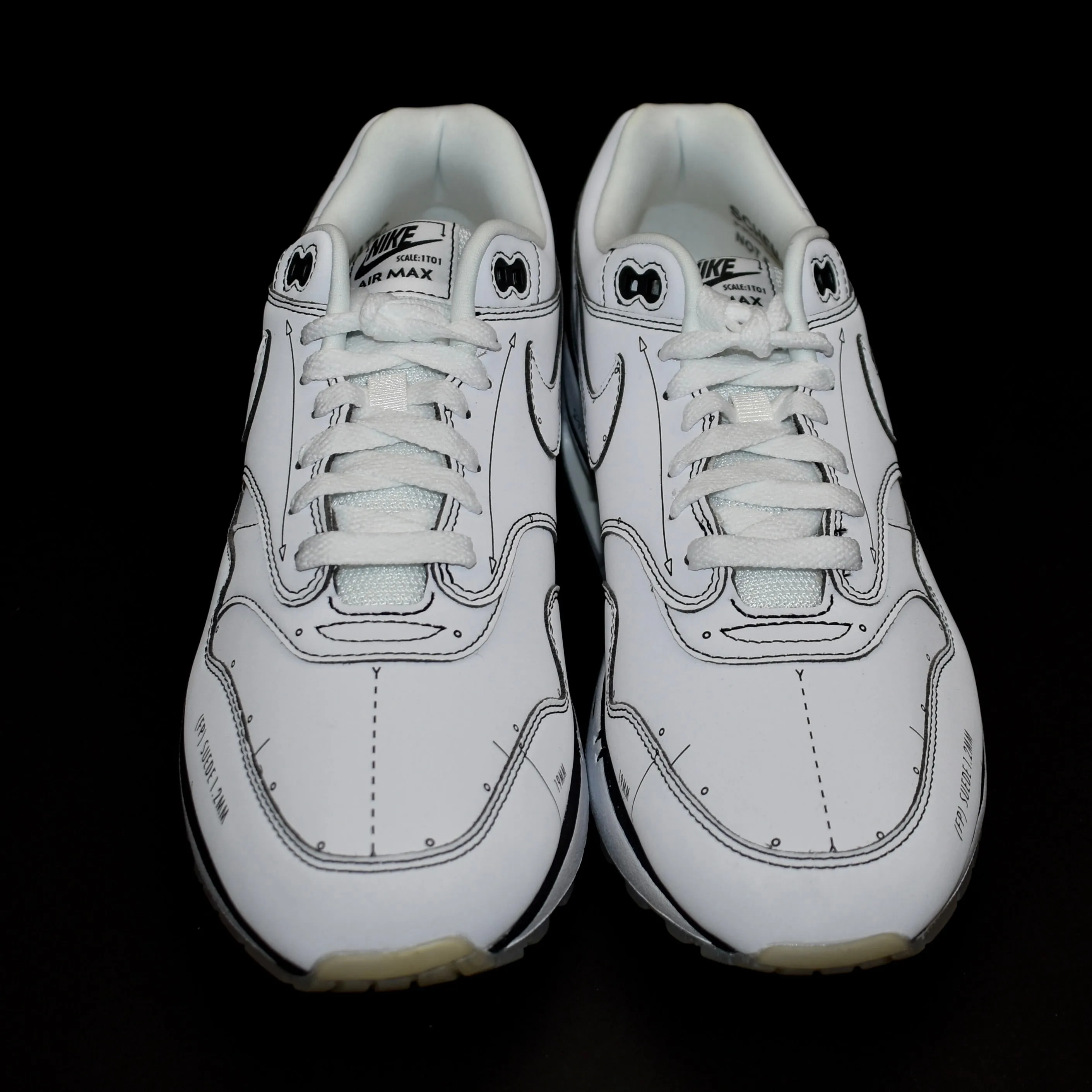 Nike - Air Max 1 Sketch to Shelf 'Schematic' (White)