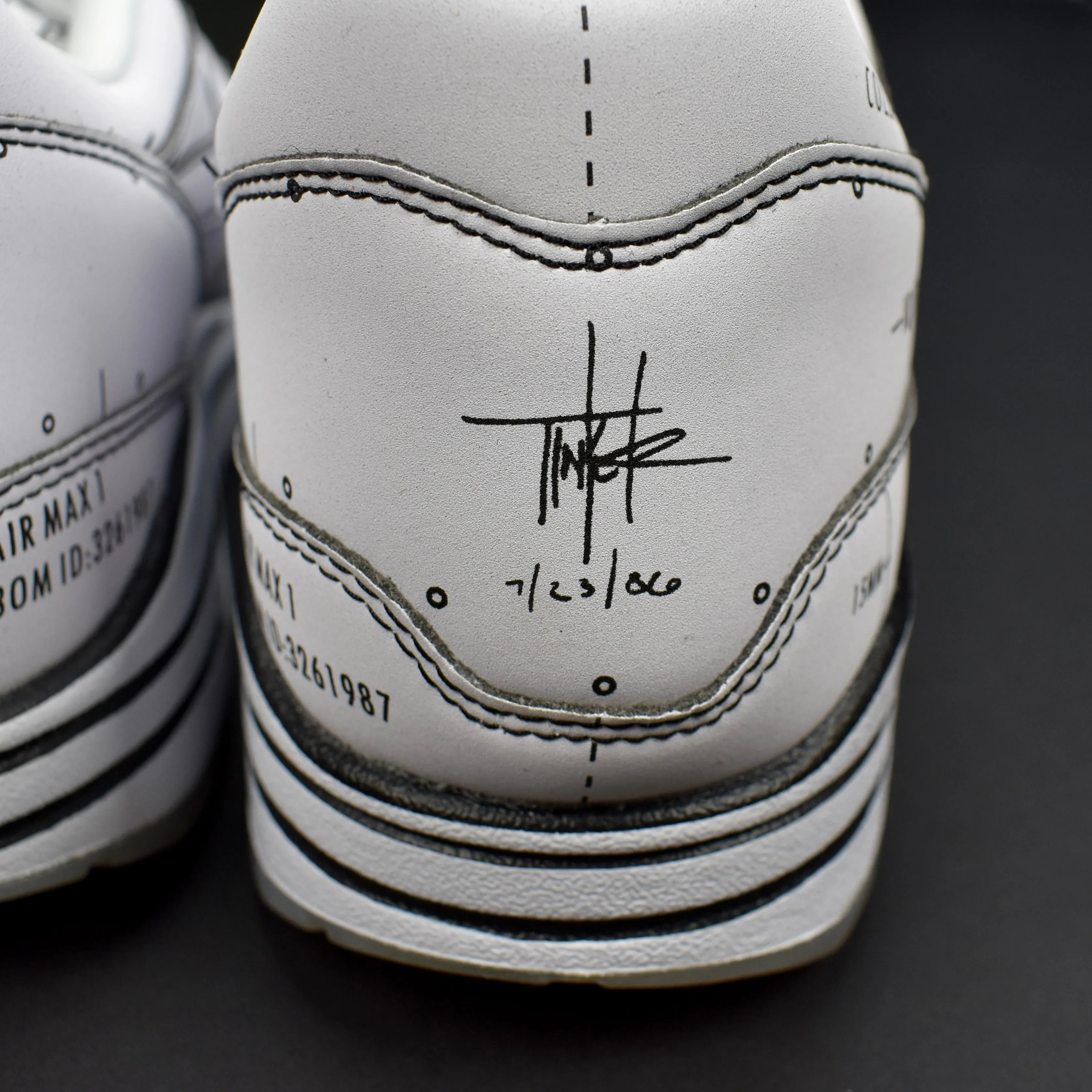 Nike - Air Max 1 Sketch to Shelf 'Schematic' (White)